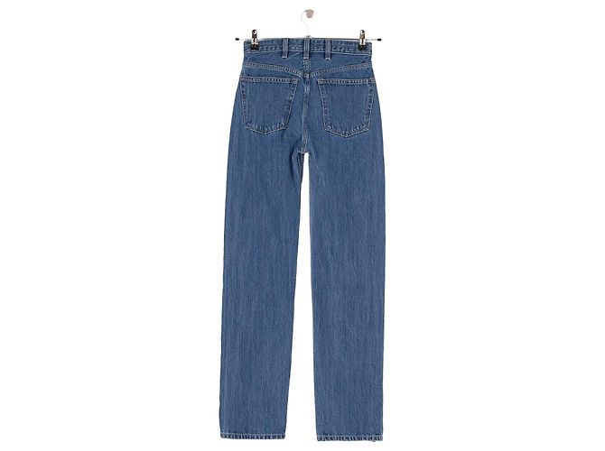 Jeans High RUADH blu in cotone a vita alta US 25 - vista 2