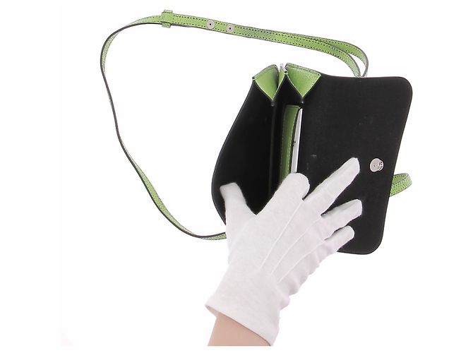 Acne Borsa a tracolla verde - vista 3