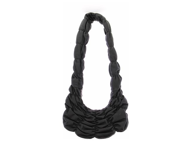 Cos Bolso acolchado de cuero negro - vista 2