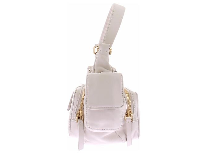 Miu Miu Leather Handbag Beige - view 4