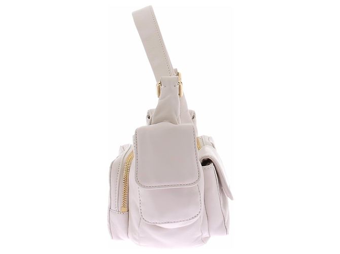 Miu Miu Leather Handbag Beige - view 5