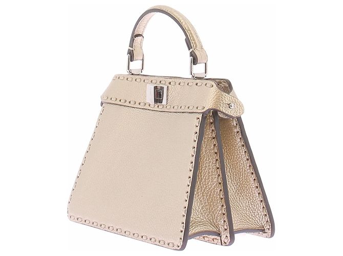 Fendi "Peekaboo ISeeU" Tasche gold Golden - Ansicht 2