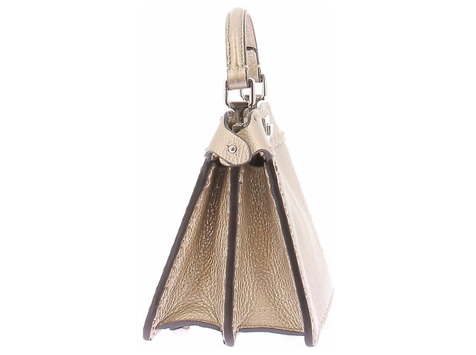Fendi "Peekaboo ISeeU" Tasche gold Golden - Ansicht 4