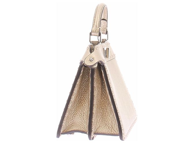 Fendi "Peekaboo ISeeU" Tasche gold Golden - Ansicht 5