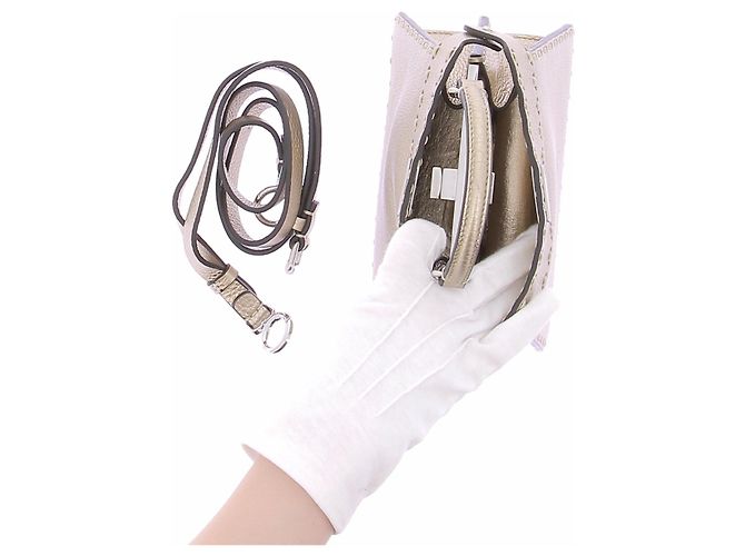 Fendi "Peekaboo ISeeU" Tasche gold Golden - Ansicht 7
