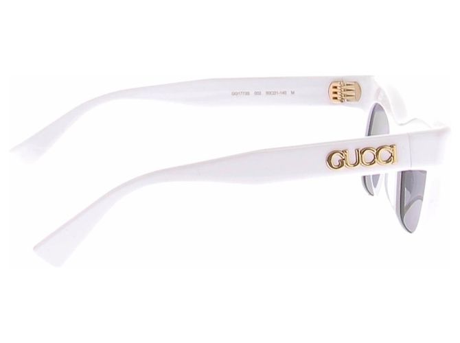 Gucci White Sunglasses - view 4