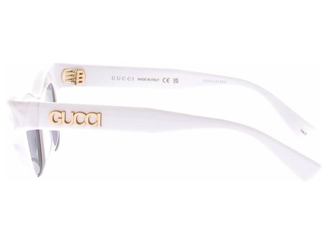 Gucci White Sunglasses - view 5