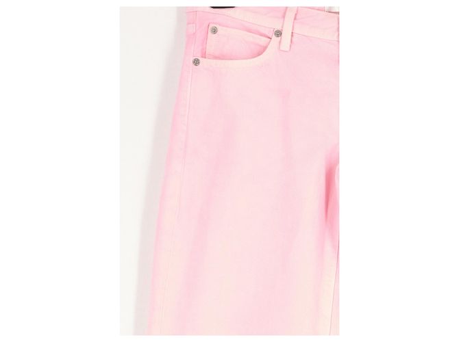 Autre Marque Jeans wide leg de algodão rosa FRAME Tamanho 26 - vista 3