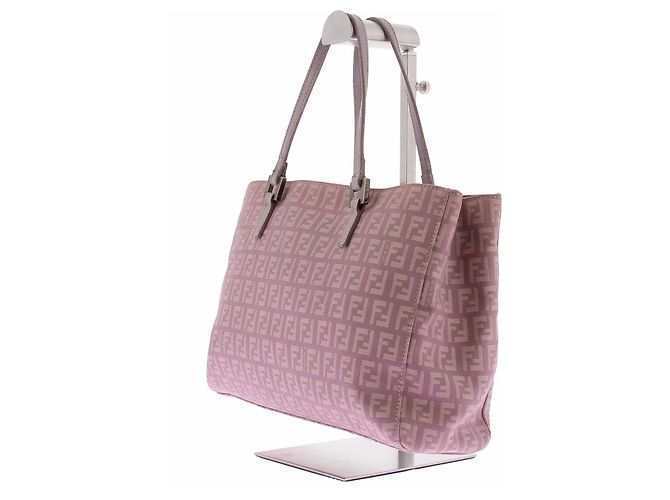 Fendi Zucchino Tasche Rosa Leder Pink - Ansicht 2