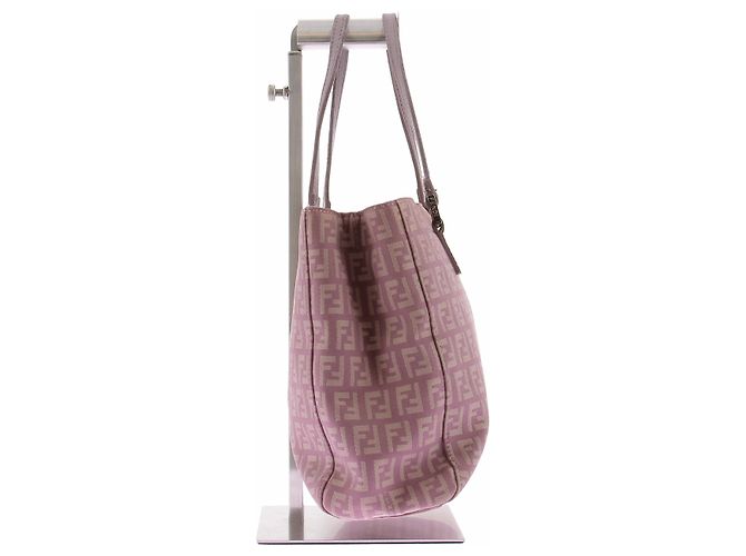 Fendi Zucchino Tasche Rosa Leder Pink - Ansicht 4