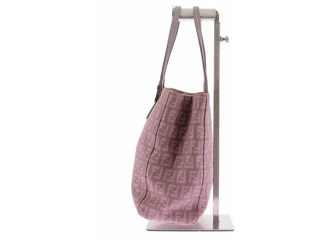 Fendi Zucchino Tasche Rosa Leder Pink - Ansicht 5