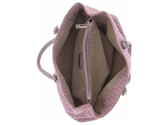 Fendi Zucchino Tasche Rosa Leder Pink - Ansicht 7