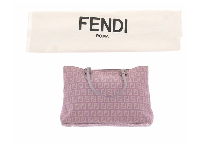 Fendi Zucchino Tasche Rosa Leder Pink - Ansicht 8