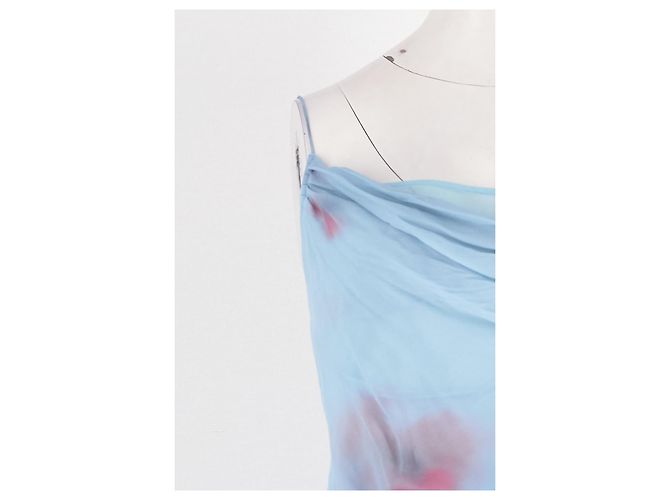 Rat & Boa Maxikleid blau mit Blumenmuster - Ansicht 3