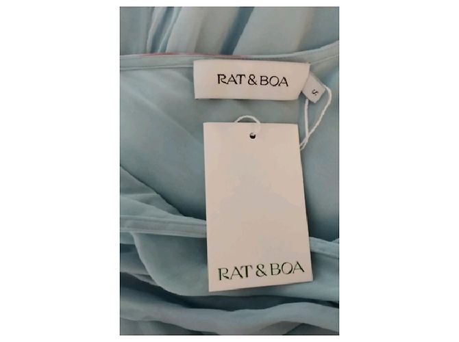 Rat & Boa Maxikleid blau mit Blumenmuster - Ansicht 7