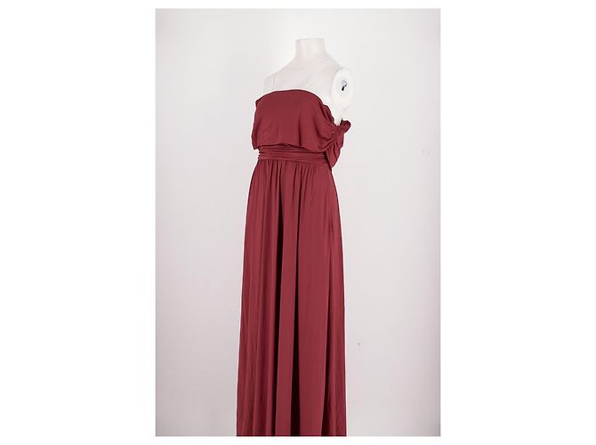 Autre Marque Vestido maxi rojo sin mangas BODEN Roja - vista 4