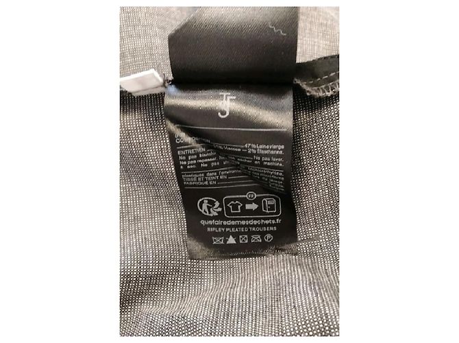 Autre Marque Pantalones de lana grises - vista 6