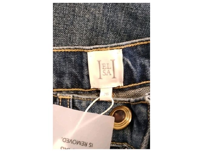 Autre Marque Jeans HELSA in cotone blu US 26 - vista 5