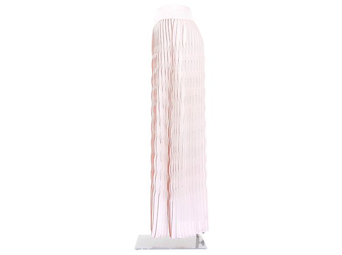 Falda larga plisada rosa Marc Cain - vista 4