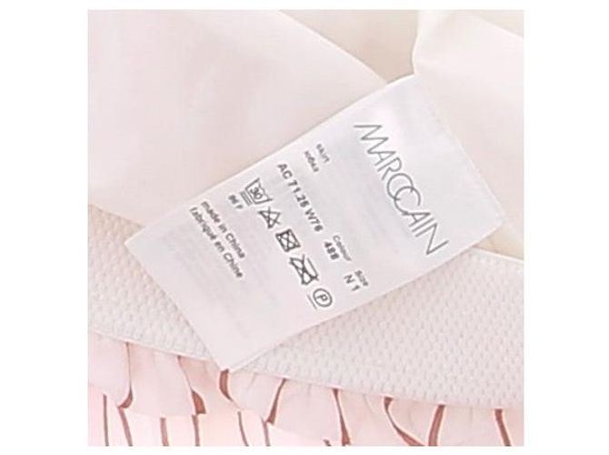 Falda larga plisada rosa Marc Cain - vista 7