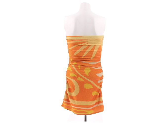Autre Marque Oranges Pailletten-Minikleid - Ansicht 2