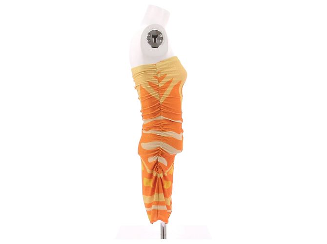 Autre Marque Oranges Pailletten-Minikleid - Ansicht 3