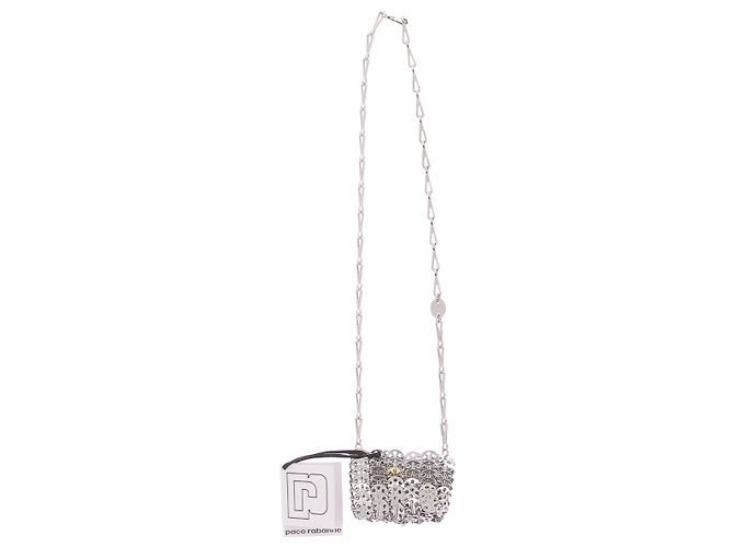 Paco Rabanne 1969 Nano Tasche Silber - Ansicht 2