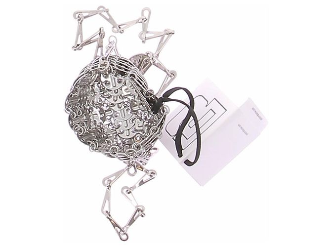 Paco Rabanne 1969 Nano Tasche Silber - Ansicht 4