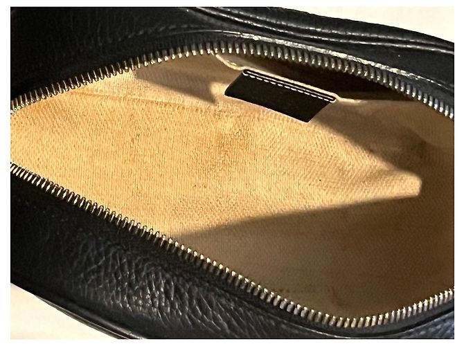 Borsa a tracolla Gucci Soho Disco in pelle nera Nero - vista 10