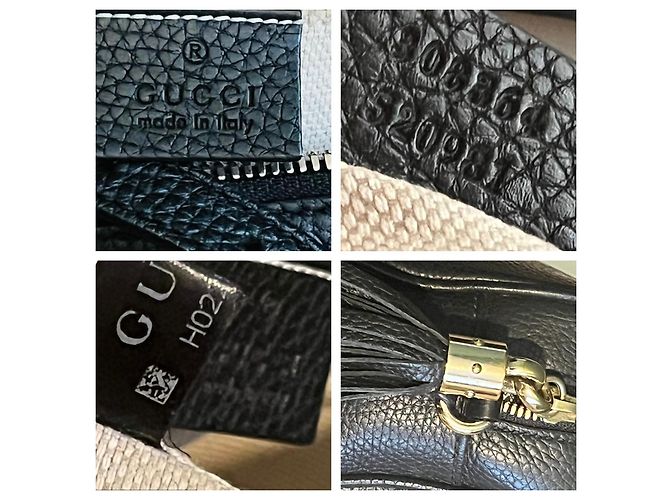 Borsa a tracolla Gucci Soho Disco in pelle nera Nero - vista 5