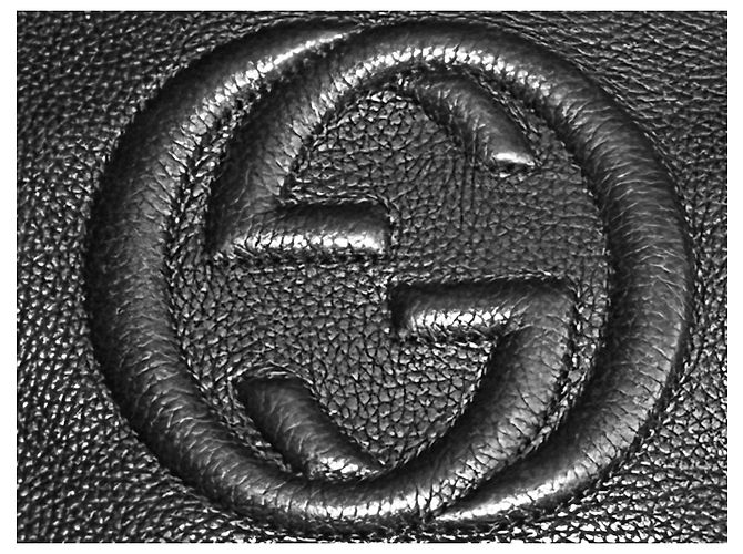 Borsa a tracolla Gucci Soho Disco in pelle nera Nero - vista 8