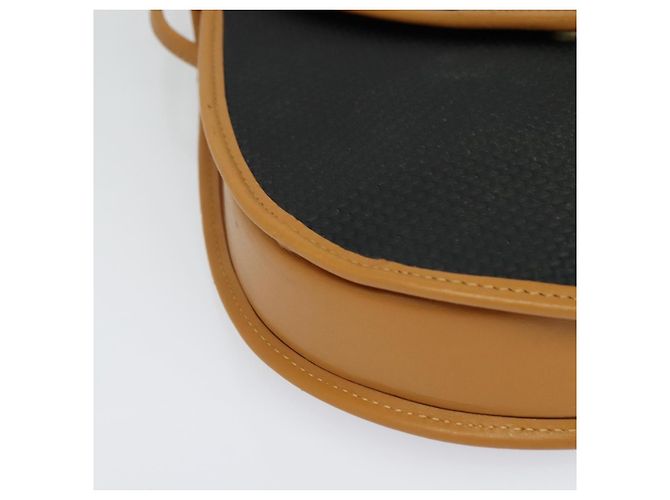 Autre Marque SAINT LAURENT Bolsa de ombro em couro preto e dourado - vista 14