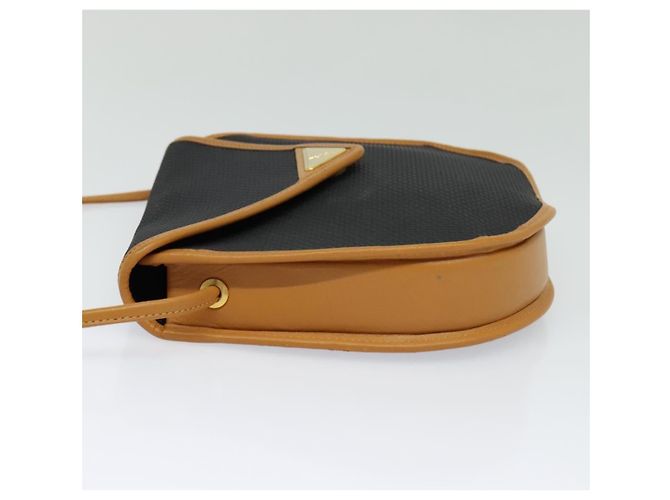 Autre Marque SAINT LAURENT Bolsa de ombro em couro preto e dourado - vista 3