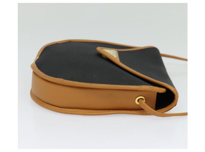 Autre Marque SAINT LAURENT Bolsa de ombro em couro preto e dourado - vista 4