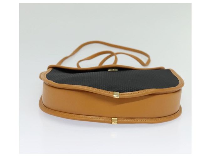 Autre Marque SAINT LAURENT Bolsa de ombro em couro preto e dourado - vista 5