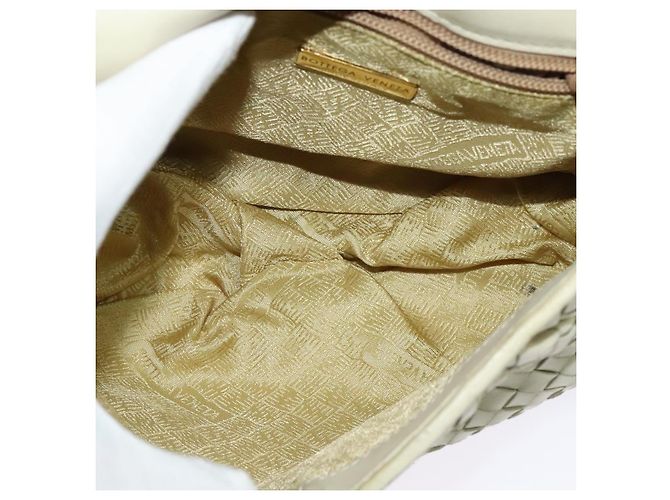 BOTTEGA VENETA INTRECCIATO Hand Bag Leather 2way White Gold - vista 10