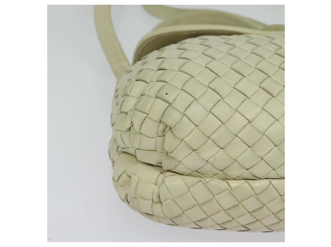 BOTTEGA VENETA INTRECCIATO Hand Bag Leather 2way White Gold - vista 15