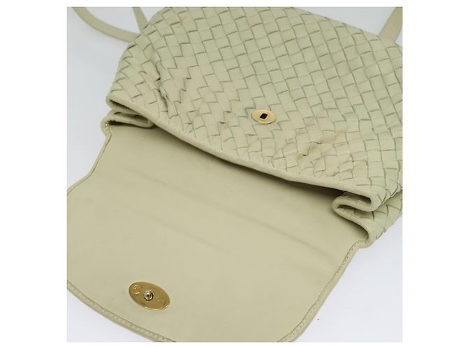 BOTTEGA VENETA INTRECCIATO Hand Bag Leather 2way White Gold - vista 19
