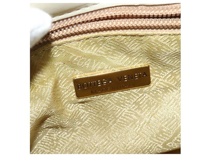 BOTTEGA VENETA INTRECCIATO Hand Bag Leather 2way White Gold - vista 20