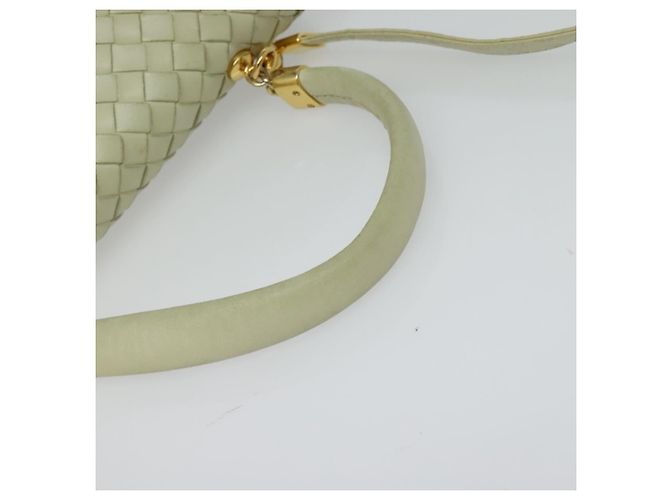 BOTTEGA VENETA INTRECCIATO Hand Bag Leather 2way White Gold - vista 7