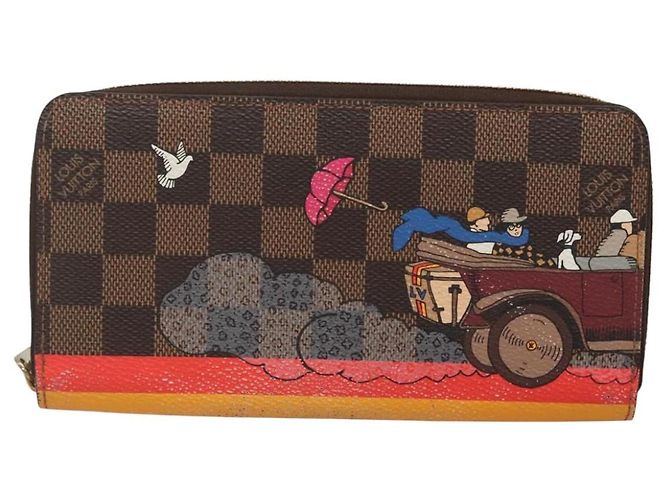 LOUIS VUITTON Damier Evasion Zippy Wallet Carteira Longa N61240 LV - vista 13