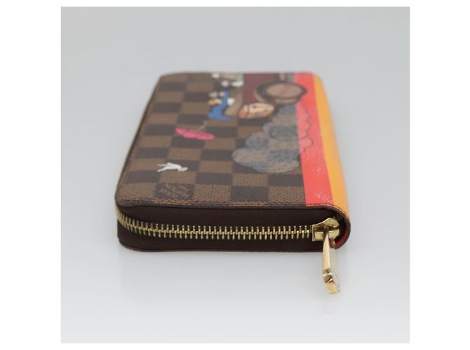 LOUIS VUITTON Damier Evasion Zippy Wallet Carteira Longa N61240 LV - vista 4