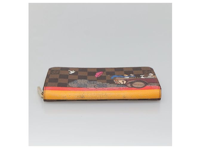 LOUIS VUITTON Damier Evasion Zippy Wallet Carteira Longa N61240 LV - vista 6