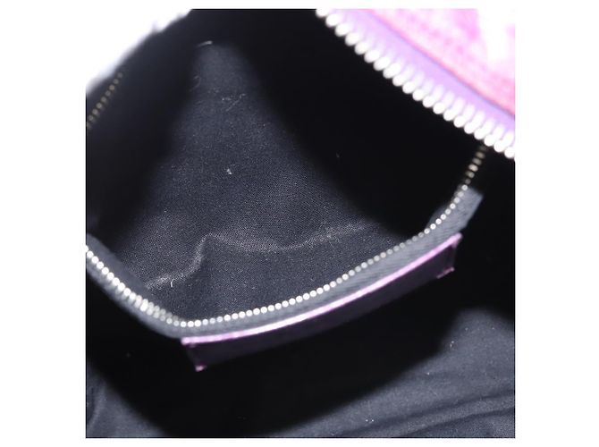 BALENCIAGA The Matelasse Hand Bag Leather Purple Silver 168031 - vista 23