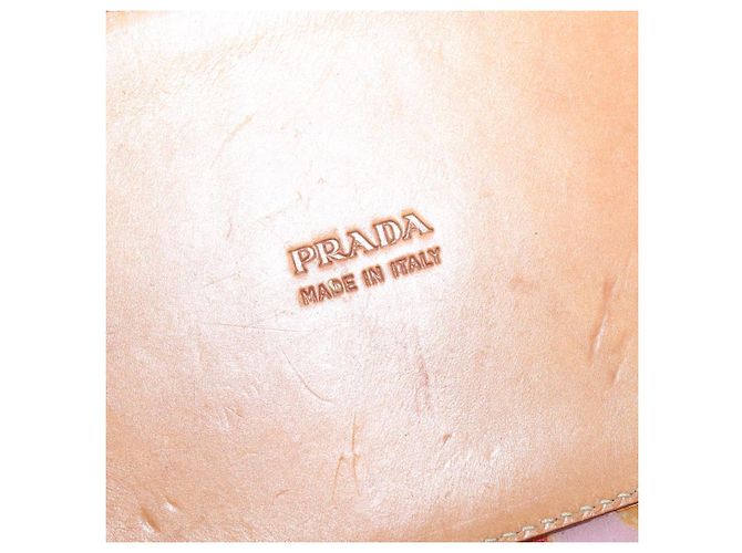 PRADA Tote Bag Vinyl Leather Clear Multicolor Silver BR2515 - vista 18