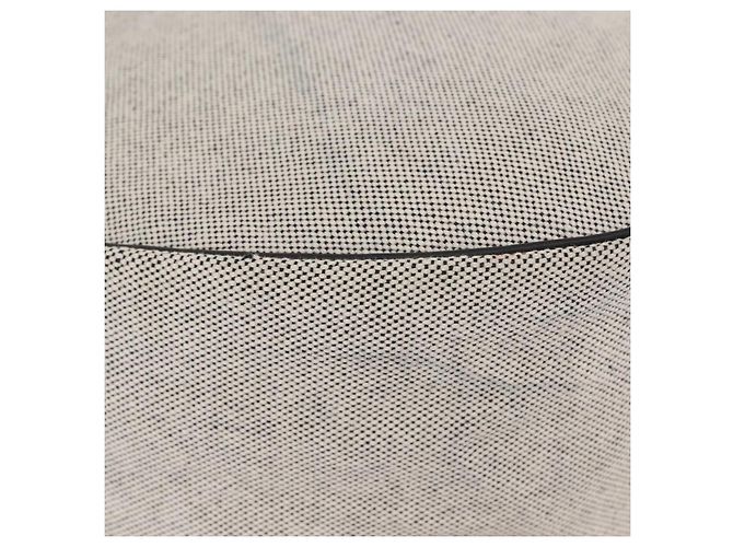 Hermès HERMES Sac Luco MM Shoulder Bag Canvas Leather Gray Black Silver - vista 15