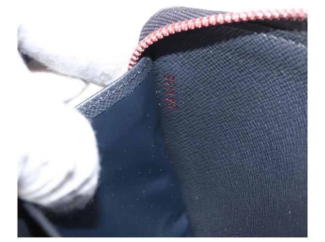 LOUIS VUITTON Ink Upside Down Zippy Organizer NM Wallet Navy M62931 - vista 12