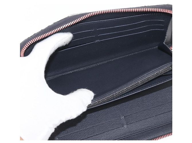 LOUIS VUITTON Ink Upside Down Zippy Organizer NM Wallet Navy M62931 - vista 19