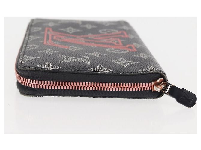 LOUIS VUITTON Ink Upside Down Zippy Organizer NM Wallet Navy M62931 - vista 4