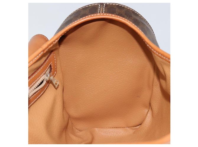 Céline CELINE Macadam Canvas Hand Bag PVC Leather Brown - vista 21